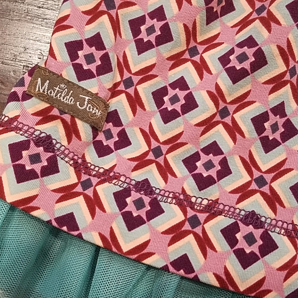 GUC Matilda Jane "Cartwheels" Tunic Size 12 - Picture 5 of 5